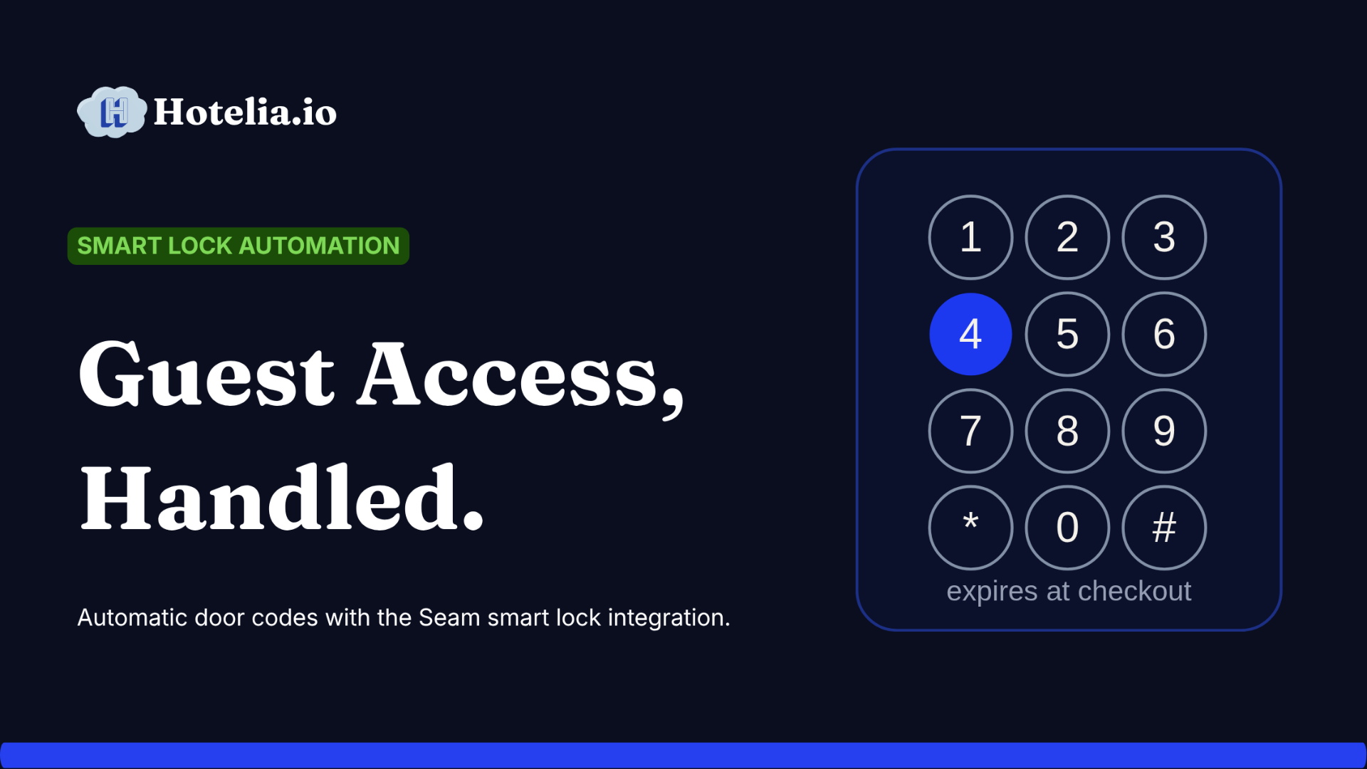 Automatic guest door codes with the Seam smart lock integration