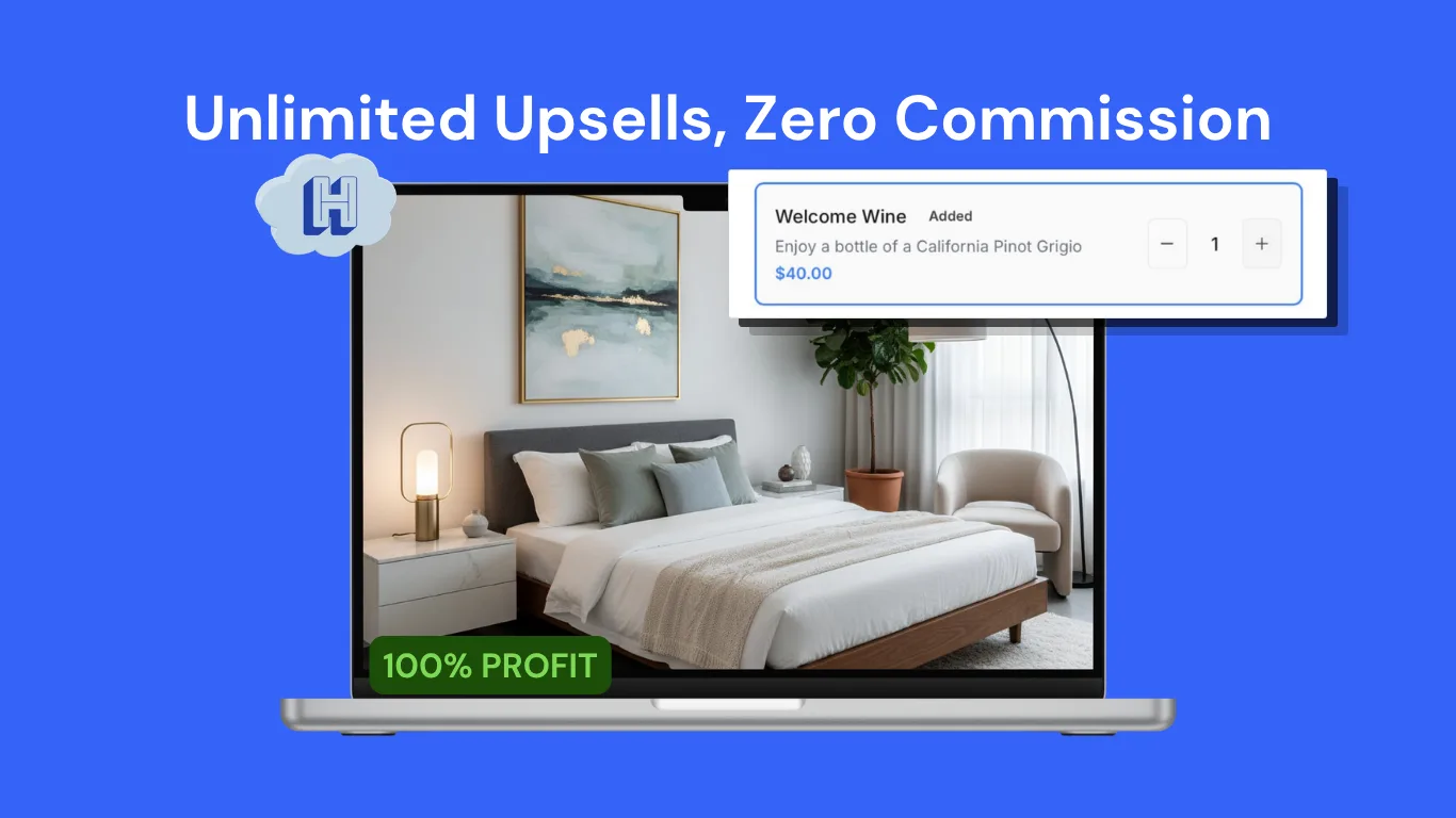 Hotelia Add-ons: Unlimited upsells with zero commission for independent hotels